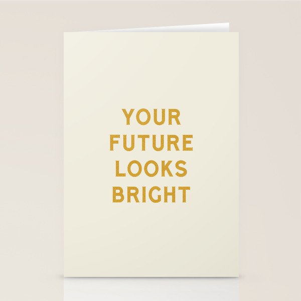 Your Future Looks Bright Stationery Card Gallery Image 1