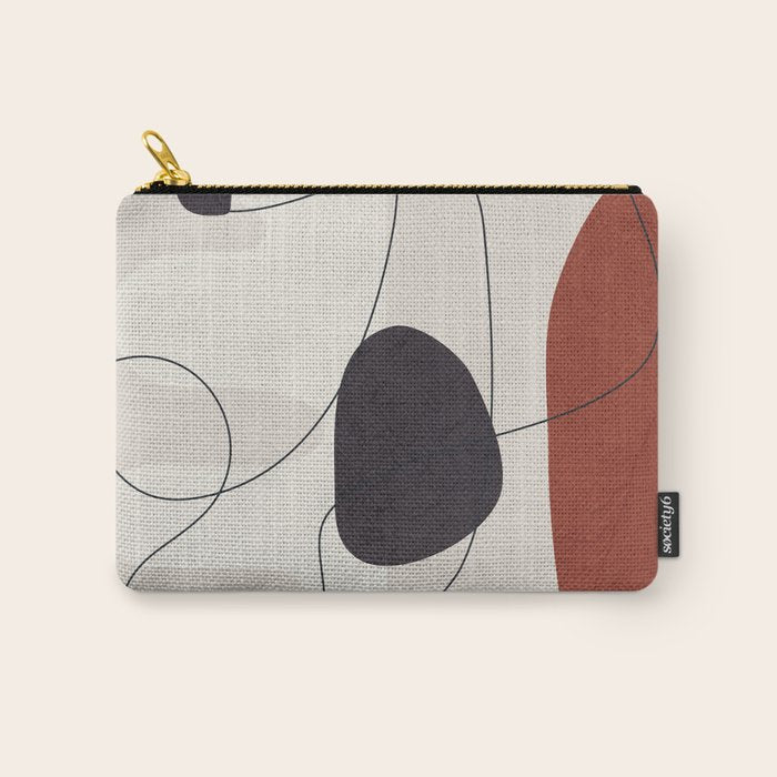 Abstract Minimal Shapes 27 Carry All Pouch Gallery Image 1