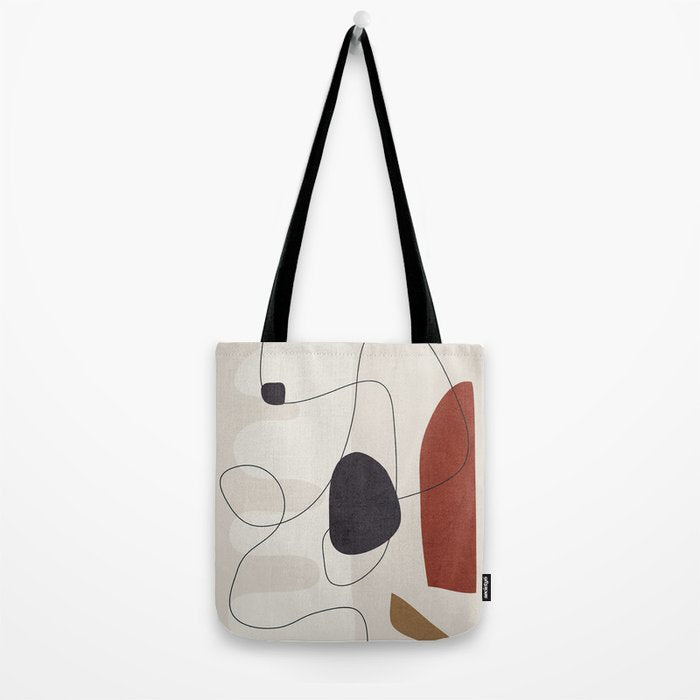 Abstract Minimal Shapes 27 Tote Bag Gallery Image 2
