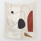 Abstract Minimal Shapes 27 Wall Tapestry Gallery Image 4