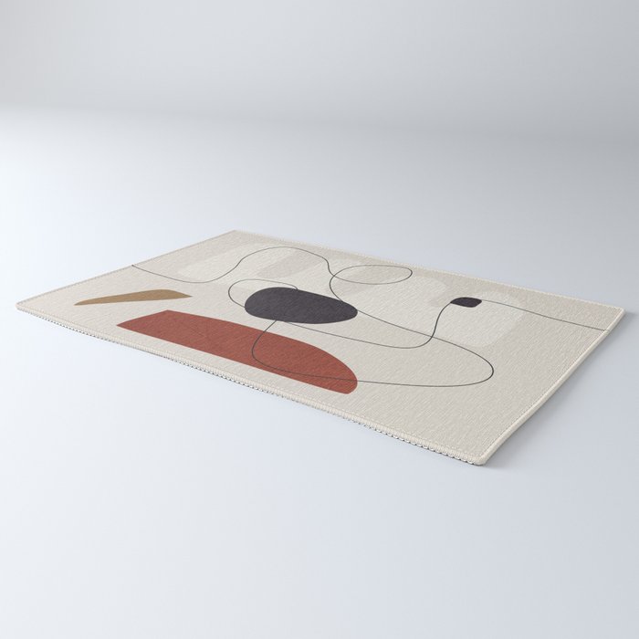 Abstract Minimal Shapes 27 Rug Gallery Image 3