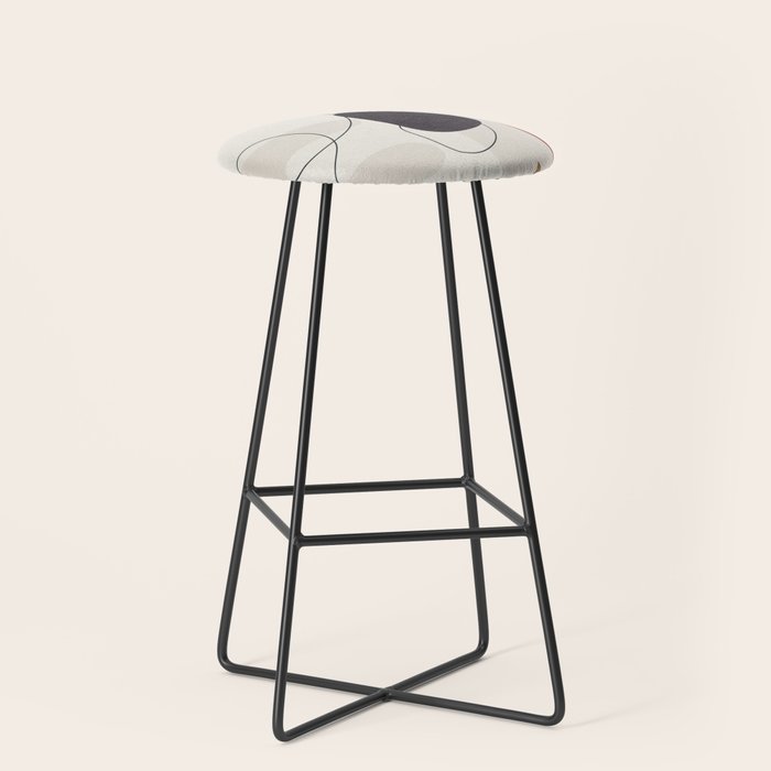 Abstract Minimal Shapes 27 Stool Gallery Image 1