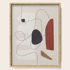 Abstract Minimal Shapes 27 Serving Tray Gallery Image 1