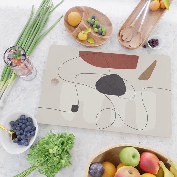 Abstract Minimal Shapes 27 Cutting Board Gallery Image 2