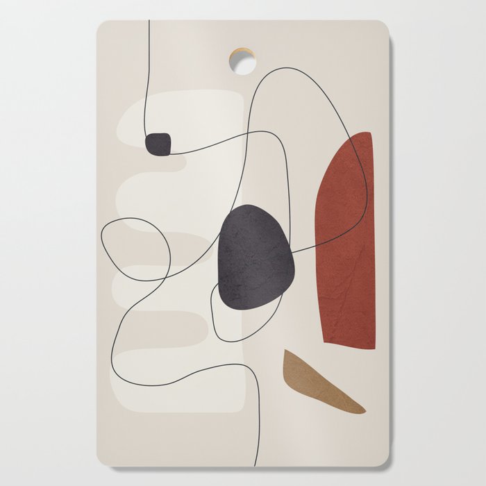Abstract Minimal Shapes 27 Cutting Board Gallery Image 1