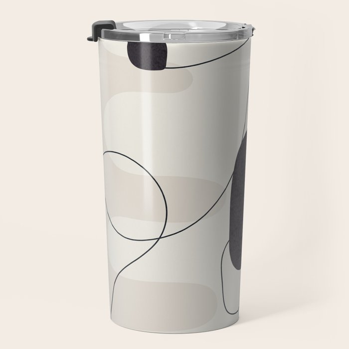 Abstract Minimal Shapes 27 Travel Mug Gallery Image 3