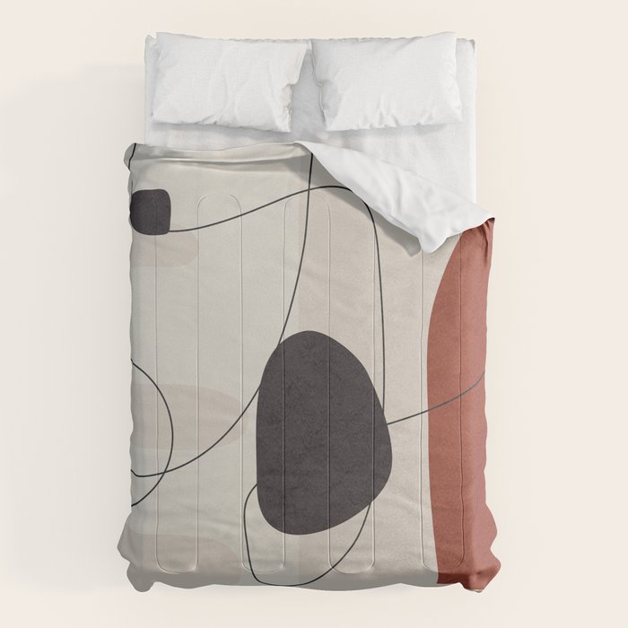 Abstract Minimal Shapes 27 Comforter Gallery Image 1