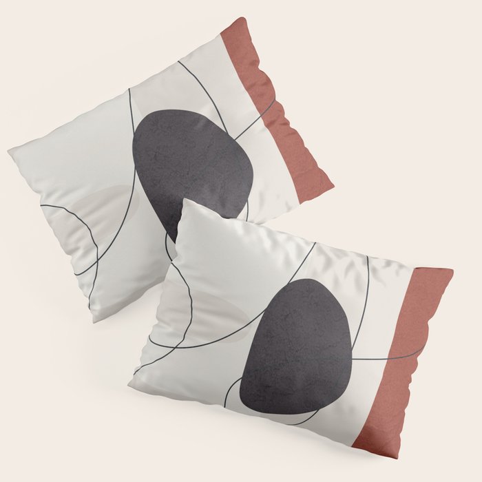 Abstract Minimal Shapes 27 Pillow Sham Gallery Image 1