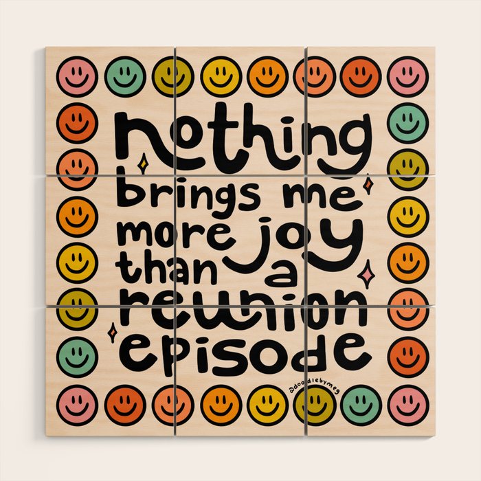 Reunion Episode Wood Wall Art Gallery Image 1