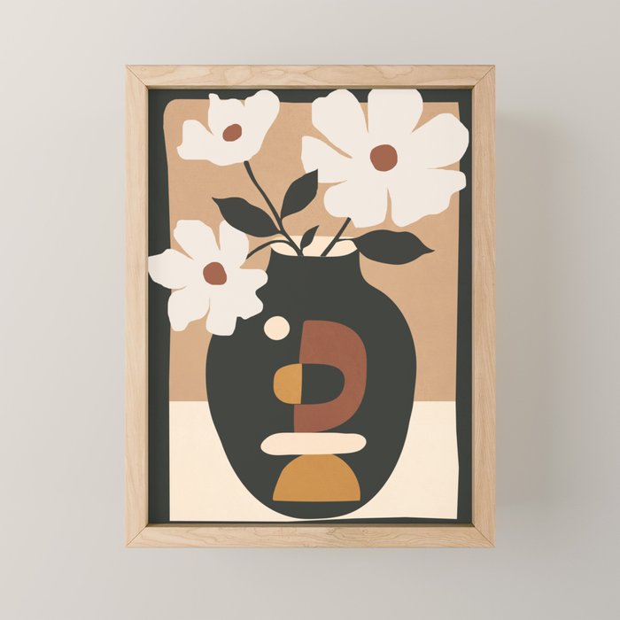 Geometric Blossom 5 Mini Art Print Gallery Image 1