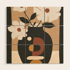 Geometric Blossom 5 Wood Wall Art Gallery Image 1