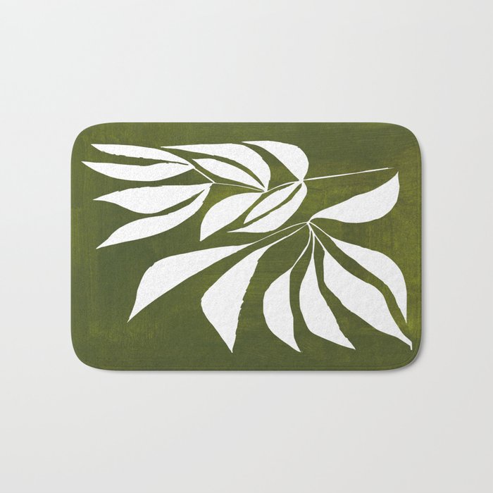 Olive Branches Bath Mat Gallery Image 1