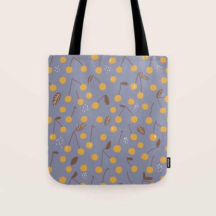 Yellow cherries Tote Bag Gallery Image 1