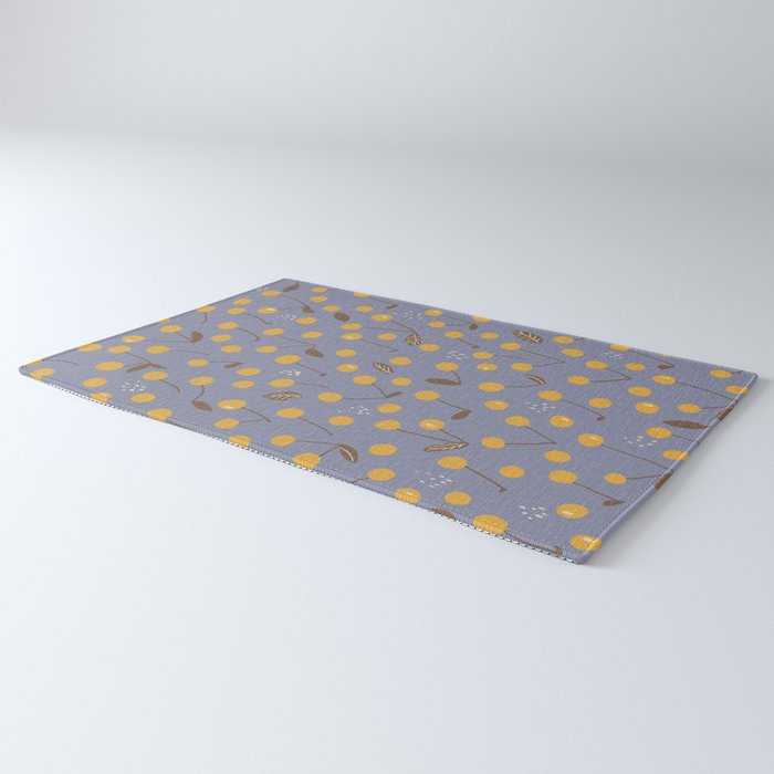 Yellow cherries Rug Gallery Image 3