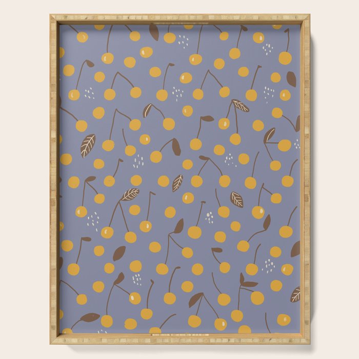 Yellow cherries Serving Tray Gallery Image 1