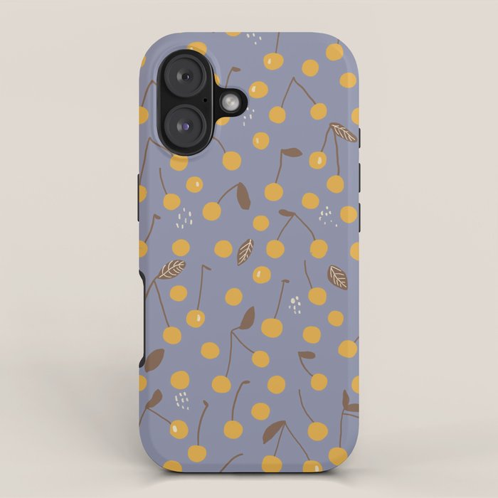Yellow cherries iPhone Case Gallery Image 1