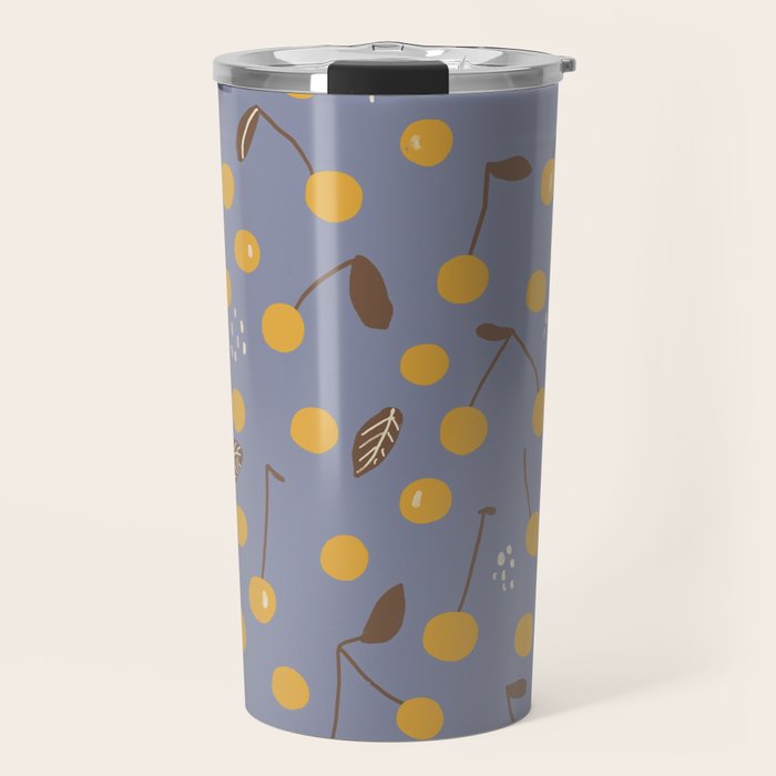 Yellow cherries Travel Mug Gallery Image 1
