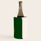 Boho Jungle Green Vintage Arch Oversized Leopard Wine Chiller Gallery Image 3