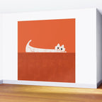 Mark's Superpower: cat Superstretch Wall Mural Gallery Image 2