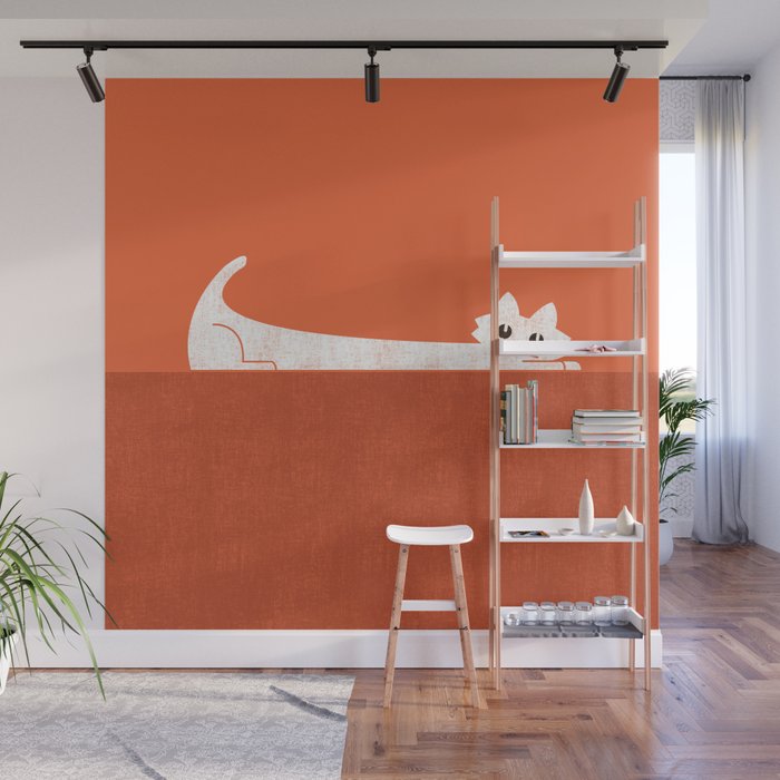 Mark's Superpower: cat Superstretch Wall Mural Gallery Image 1