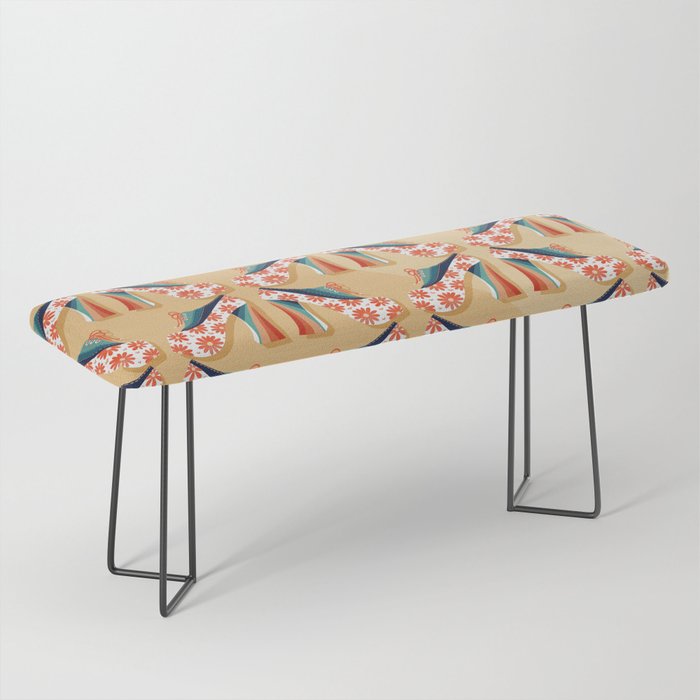 Disco Platforms â Retro Rainbow Bench Gallery Image 1