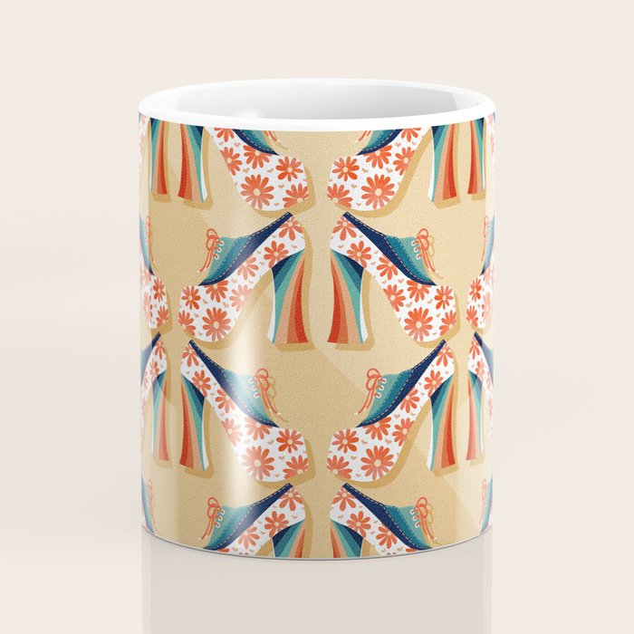 Disco Platforms â Retro Rainbow Coffee Mug Gallery Image 4