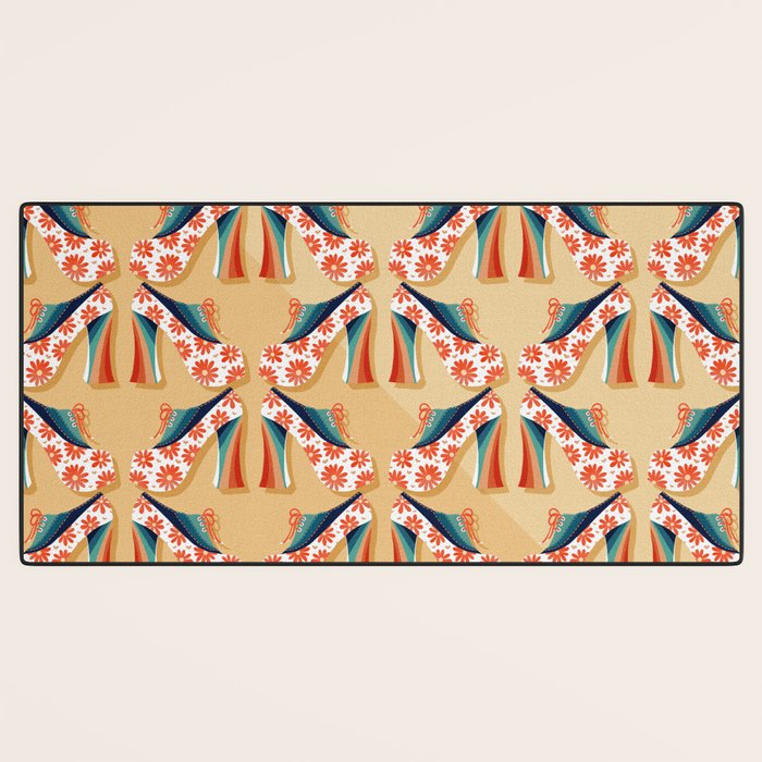 Disco Platforms â Retro Rainbow Desk Mat Gallery Image 3