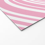 Wavy Stripes XXXI - Pastel Pink  Welcome Mat Gallery Image 2