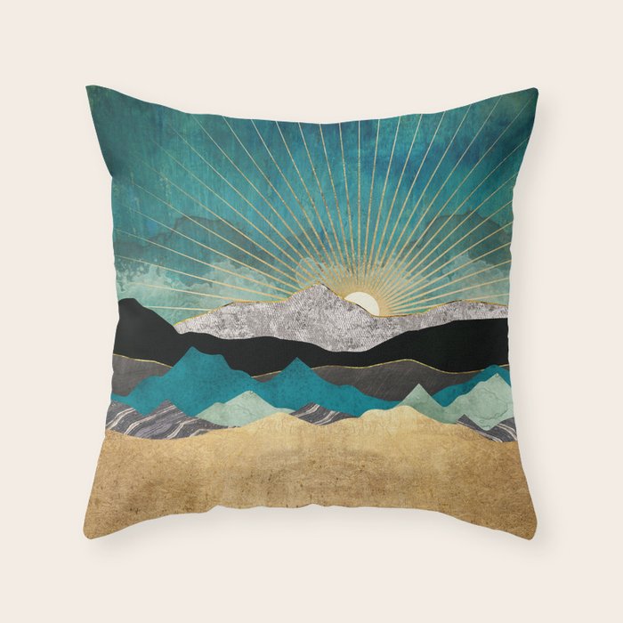 Peacock Vista Throw Pillow Gallery Image 6