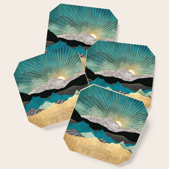 Peacock Vista Coaster Gallery Image 1