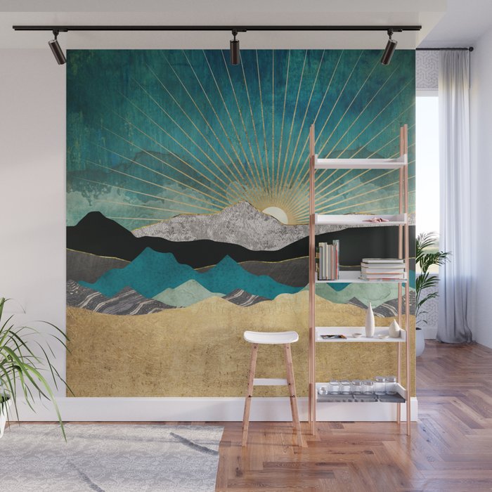 Peacock Vista Wall Mural Gallery Image 1
