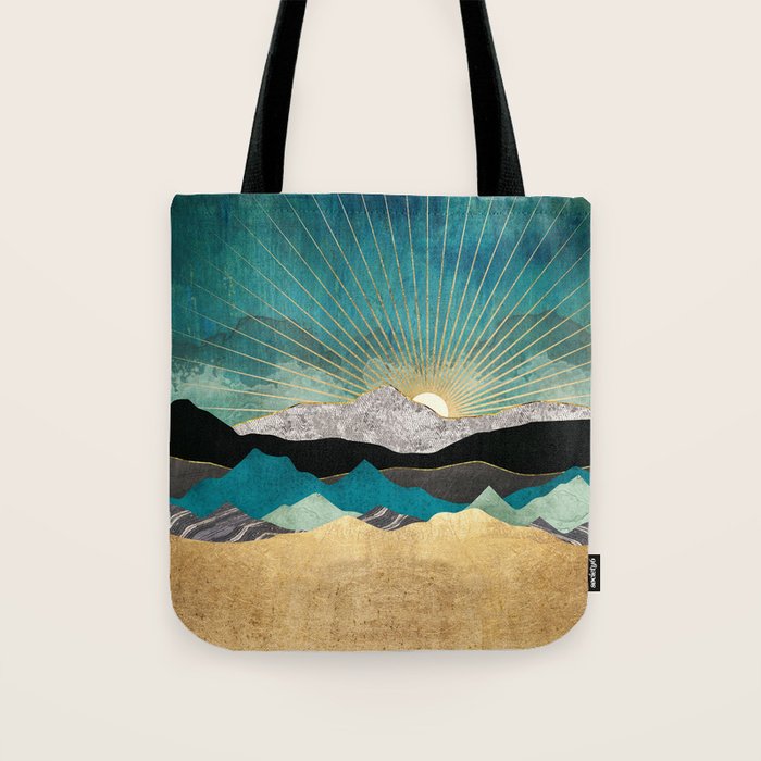 Peacock Vista Tote Bag Gallery Image 1