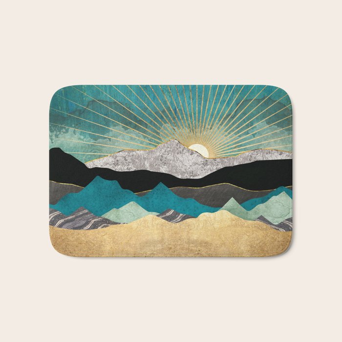 Peacock Vista Bath Mat Gallery Image 1