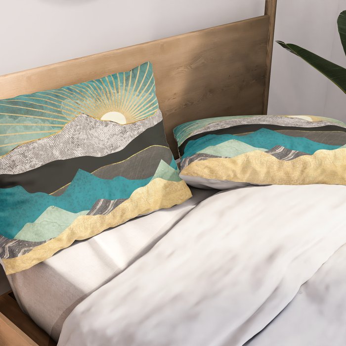 Peacock Vista Pillow Sham Gallery Image 2