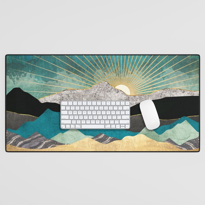Peacock Vista Desk Mat Gallery Image 1