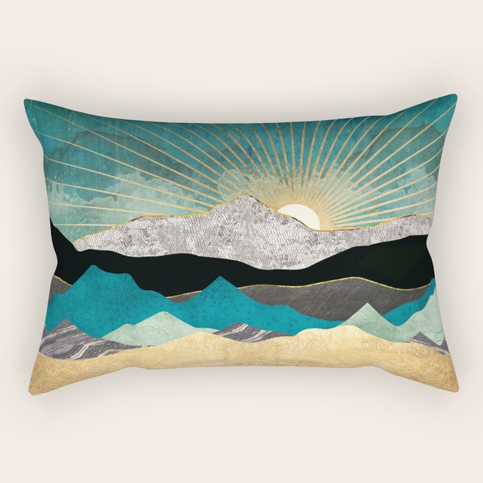 Peacock Vista Rectangular Pillow Gallery Image 1
