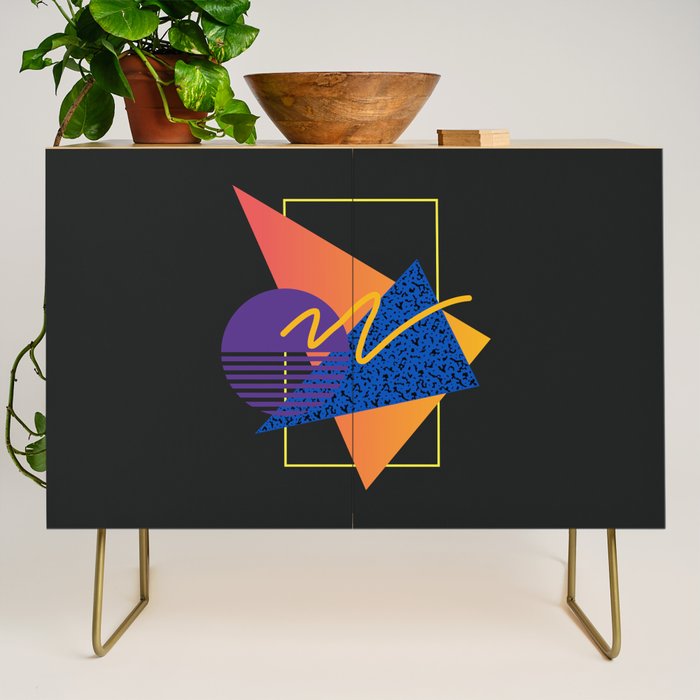 Memphis pattern 113 - 80s / 90s Retro Credenza Gallery Image 1