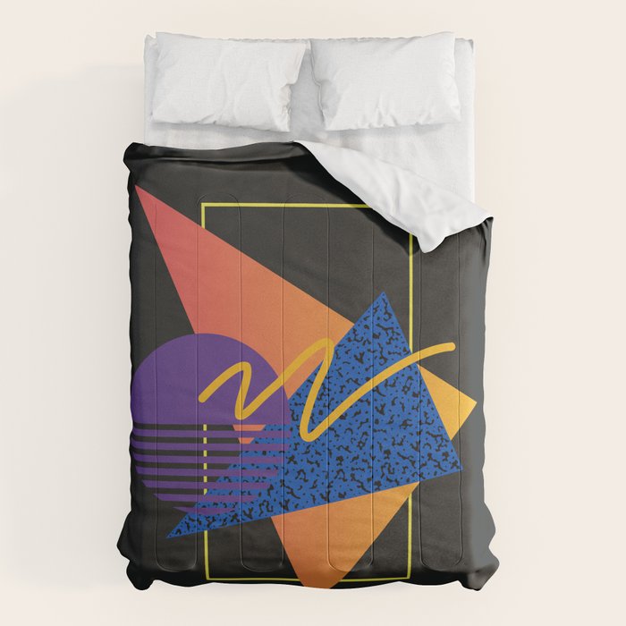 Memphis pattern 113 - 80s / 90s Retro Comforter Gallery Image 1