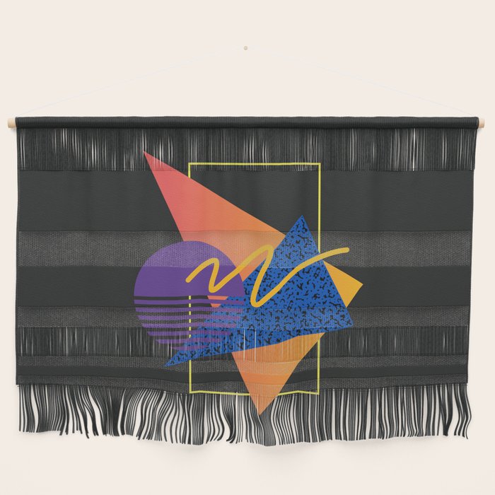 Memphis pattern 113 - 80s / 90s Retro Wall Hanging Gallery Image 1