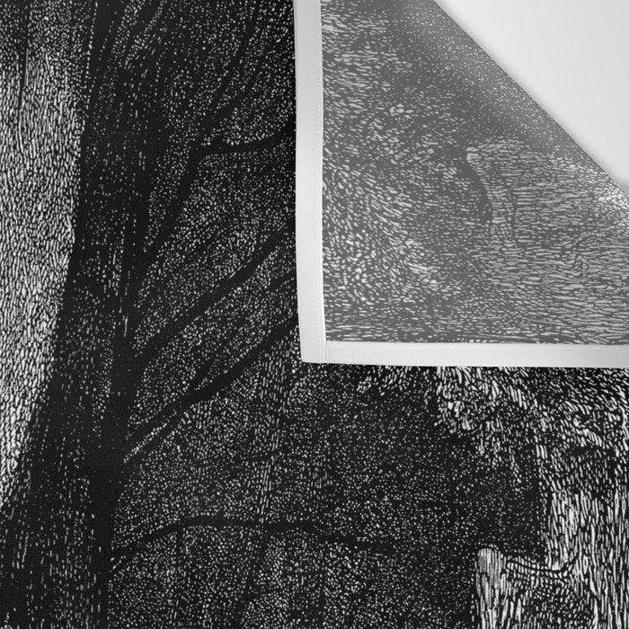 Walking In Dark Forest Divine Comedy Dante Gustave Dore Wall Tapestry Gallery Image 3