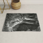 Walking In Dark Forest Divine Comedy Dante Gustave Dore Rug Gallery Image 1