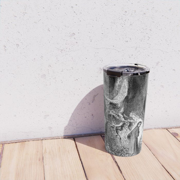 Walking In Dark Forest Divine Comedy Dante Gustave Dore Travel Mug Gallery Image 4