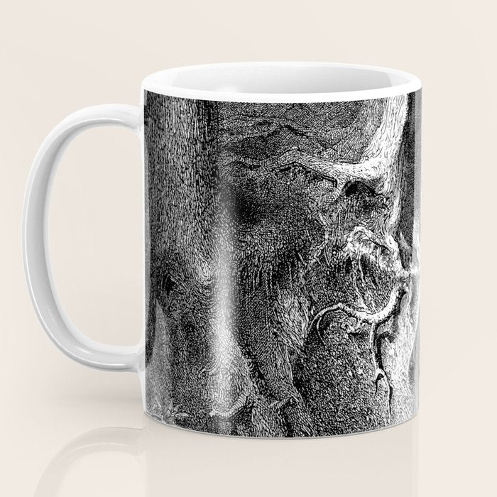 Walking In Dark Forest Divine Comedy Dante Gustave Dore Coffee Mug Gallery Image 3
