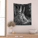 Walking In Dark Forest Divine Comedy Dante Gustave Dore Wall Tapestry Gallery Image 2