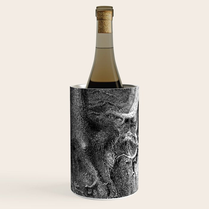 Walking In Dark Forest Divine Comedy Dante Gustave Dore Wine Chiller Gallery Image 2