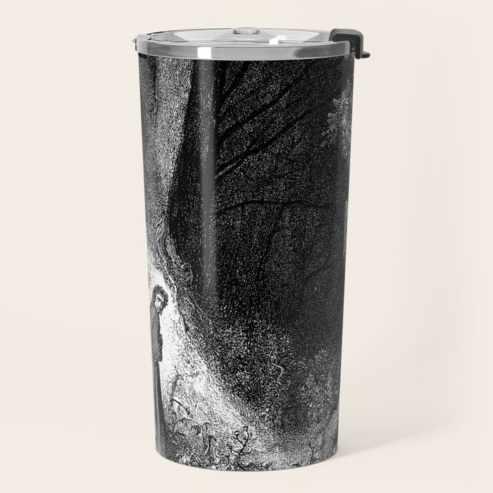Walking In Dark Forest Divine Comedy Dante Gustave Dore Travel Mug Gallery Image 2