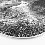Walking In Dark Forest Divine Comedy Dante Gustave Dore Bath Mat Gallery Image 3