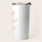 Girl Power - Kind Heart Fierce Mind Brave Spirit Travel Mug Gallery Image 2