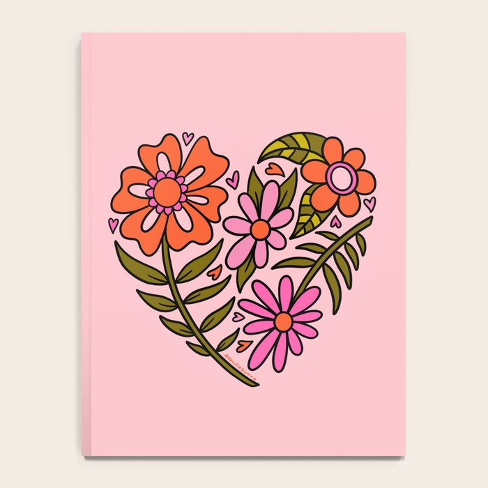 Flower Heart Notebook Gallery Image 4