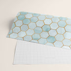 Mermaid Stone with Metallic Accent Wrapping Paper Gallery Image 2